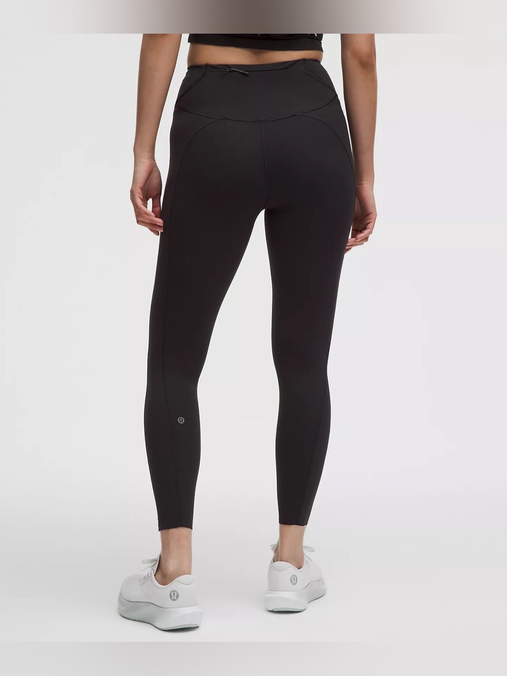 Lululemon fast and free black high rise tight leggings with pockets
